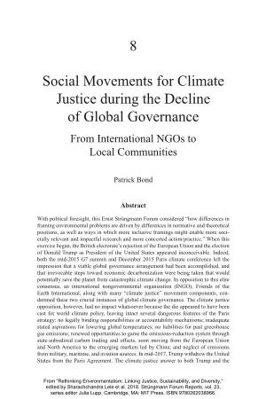 8 Social Movements for Climate Justice During the Decline of Global