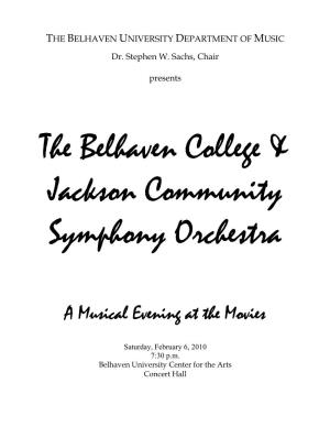 The Belhaven College Department of Music Presents