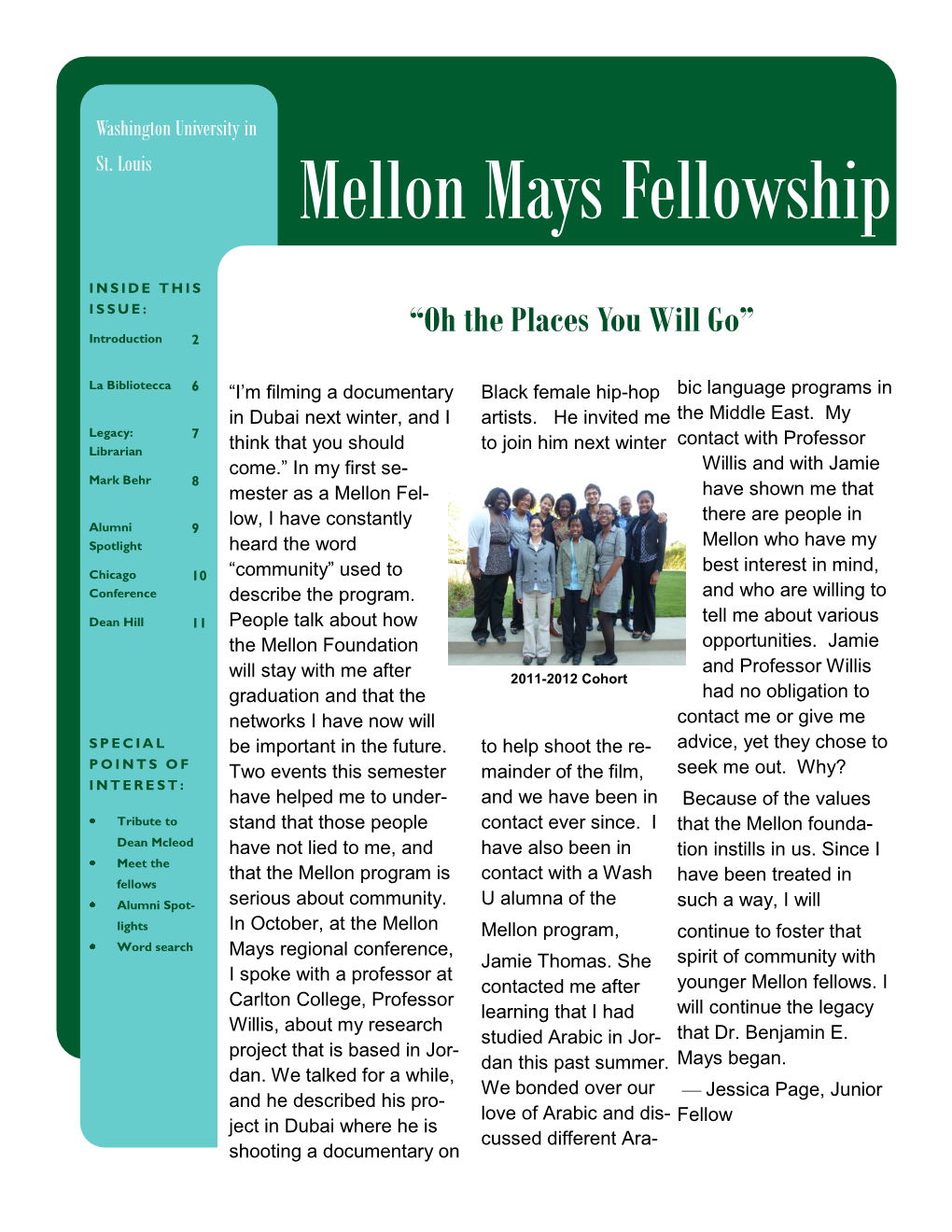 Mellon Mays Fellowship