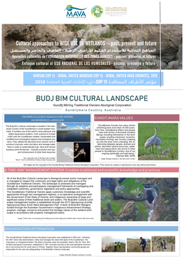 Budj Bim Cultural Landscape Poster