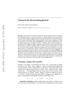 Categories for the Practising Physicist