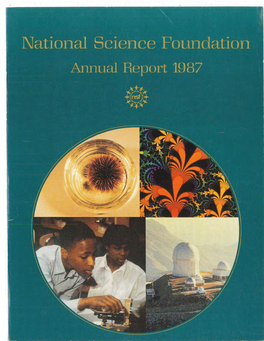 National Science Foundation Annual Report 1987