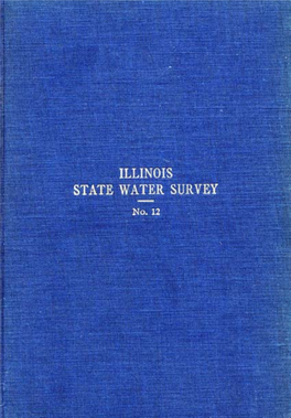 Chemical and Biological Survey of the Waters of Illinois