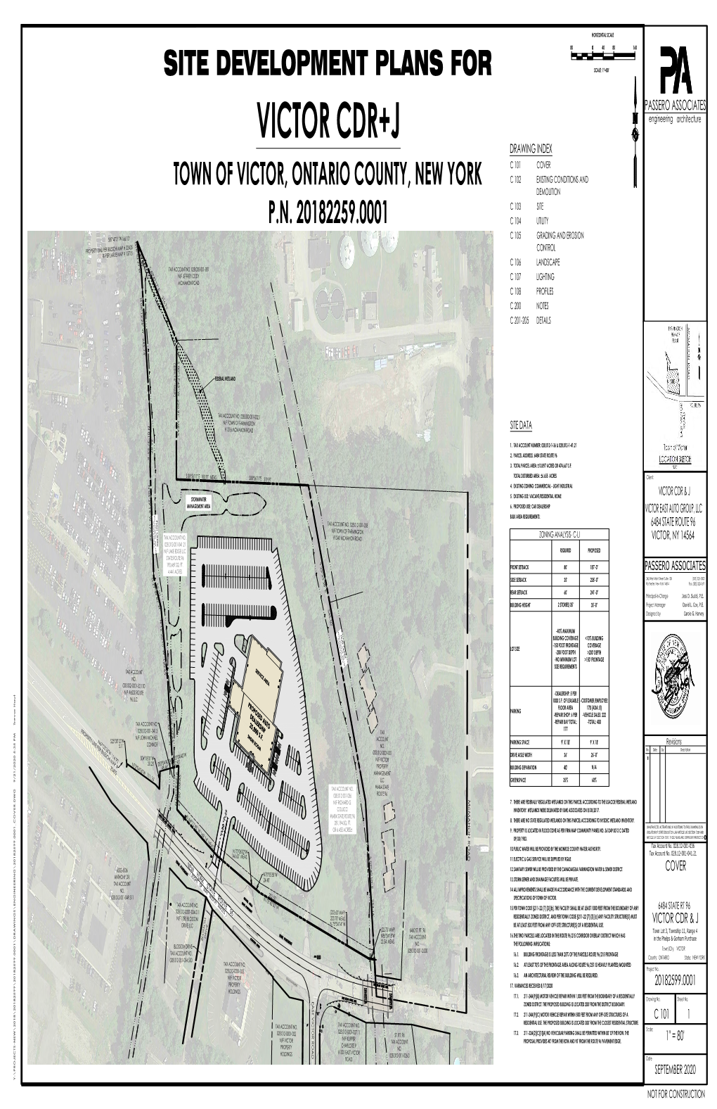 Site Development Plans for N/F Lake Edge Llc Tax Account No