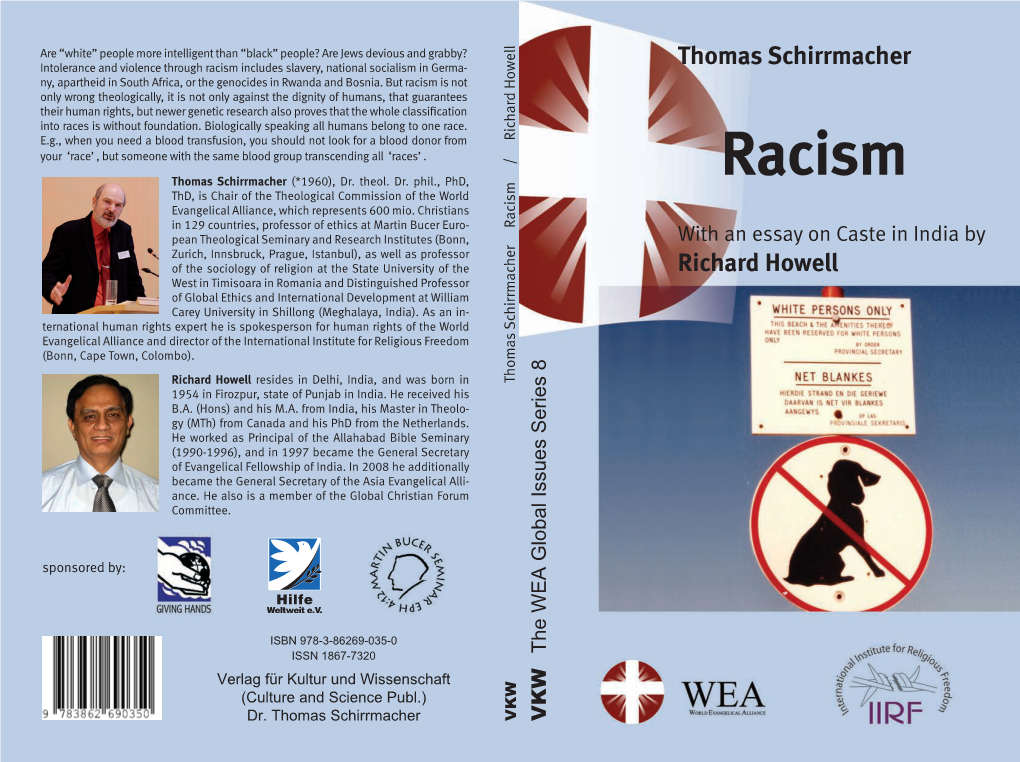 Racism Through Is Racism Not Includes Slavery, National Socialism in Germa Are (Bonn, Cape Town, Colombo)