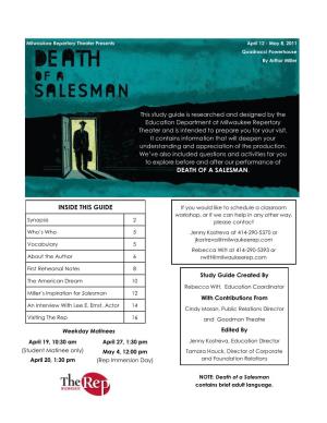 Death of a Salesman. Inside This Guide