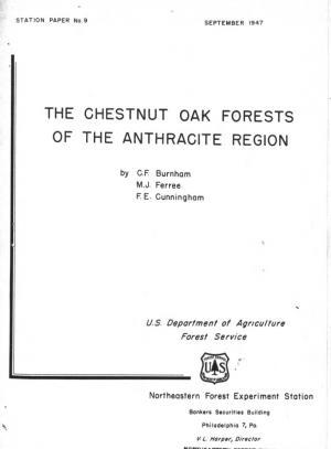 The Chestnut Oak Forests of the Anthracite Region