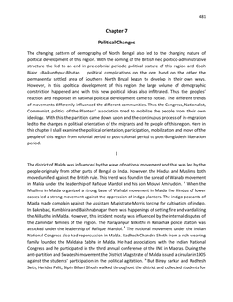 Chapter-7 Political Changes I