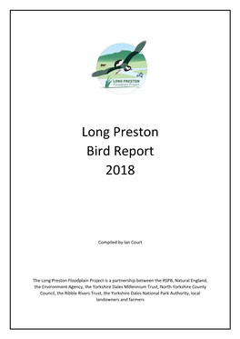 Long Preston Bird Report 2018