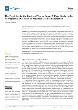 A Case Study in the Hierophanic Dialectics of Mystical Islamic Experience