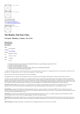 The Beatles: Fab Four Cities Datasheet
