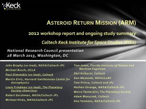 Asteroid Return Mission (Arm)
