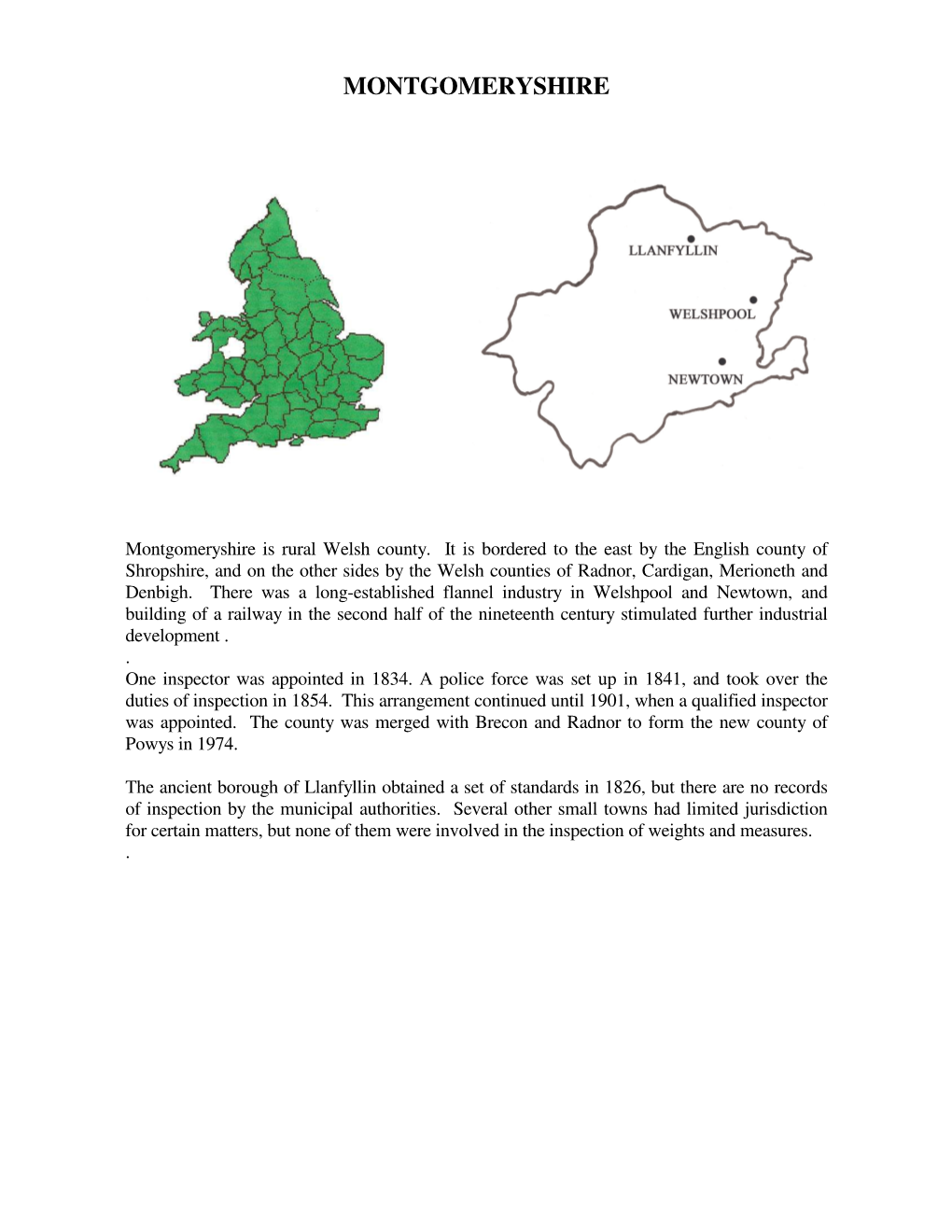 Montgomeryshire