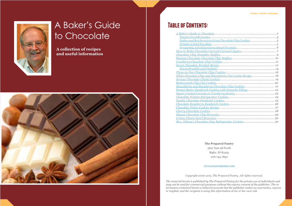 A Baker's Guide to Chocolate