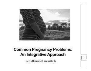 FINAL CA Midwives Common Pregnancy Concerns.Pptx
