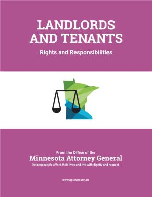 MN LANDLORDS and TENANTS Rights and Responsibilities