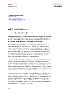 WEC: the Challengers