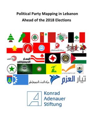 Political Party Mapping in Lebanon Ahead of the 2018 Elections