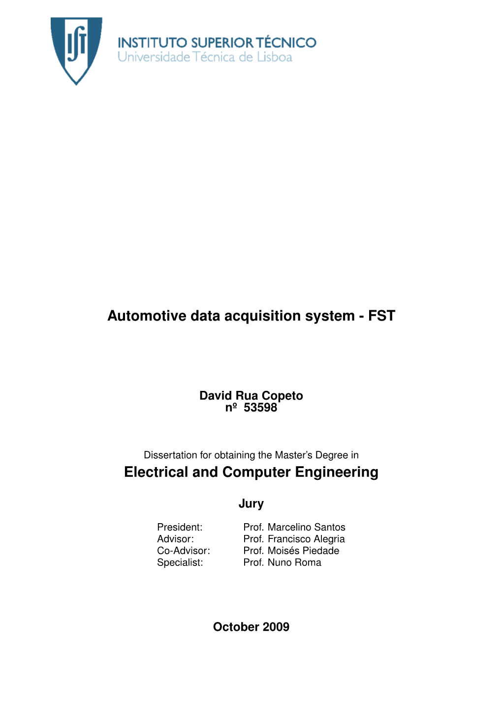 Automotive Data Acquisition System - FST