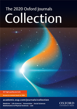 The 2020 Oxford Journals Collection