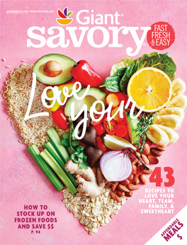 Recipes to Love Your Heart, Team, Family, & Sweetheart