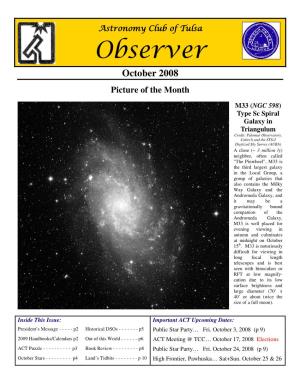 Observer October 2008