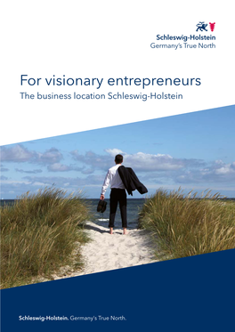 For Visionary Entrepreneurs the Business Location Schleswig-Holstein