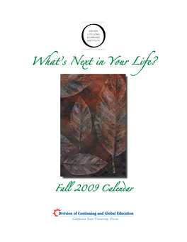 Fall 2009 Catalog