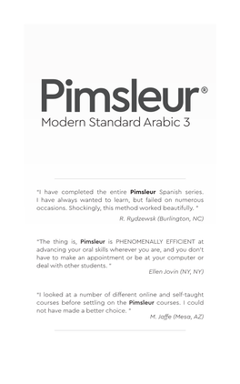 Modern Standard Arabic 3