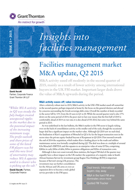 Insights Into Facilities Management