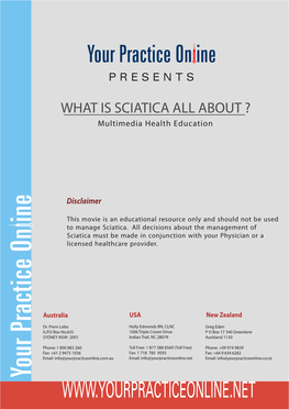 What Is Sciatica All About YPO