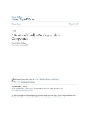 A Review of (Pโƒ™D) ฯ•-Bonding in Silicon Compounds
