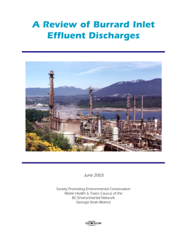 A Review of Burrard Inlet Effluent Discharges