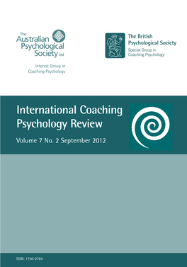 International Coaching Psychology Review