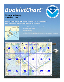 Bookletchart™ Matagorda Bay NOAA Chart 11317 A