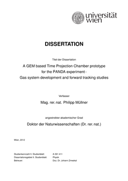 3 Detector Gas 25 3.1 Gas Properties