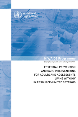 HIV/AIDS Programme Strengthening Health Services to Fight HIV/AIDS