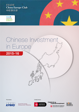Chinese Investment in Europe 2015-16