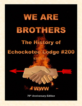The History of Echockotee Lodge #200 Est