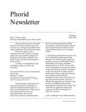 Phorid Newsletter #8