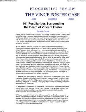The Vince Foster Case