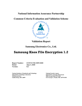 Samsung Knox File Encryption 1.2