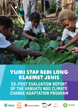 Ex-Post Evaluation Report of the Vanuatu NGO Climate Change Adaption Program