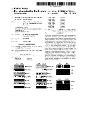 Tot-JNK 18S Patent Application Publication Mar