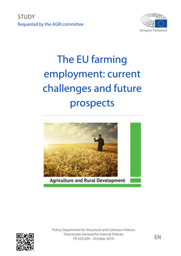 The EU Farming Employment: Current Challenges and Future Prospects