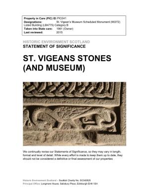 St. Vigeans Stones (And Museum)