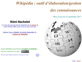 Wikipédia : Outil D’Élaboration/Gestion Des Connaissances