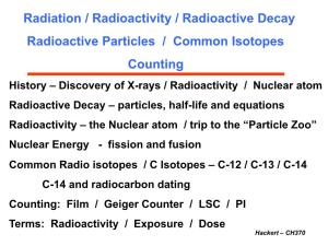 Radiation F12