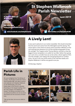 St Stephen Walbrook Parish Newsletter