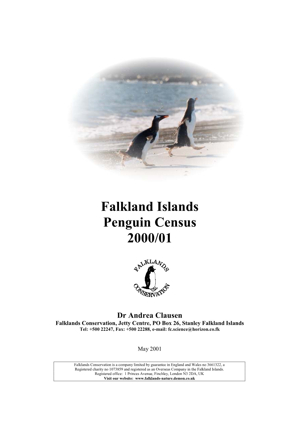 Falkland Islands Penguin Census 2000/01